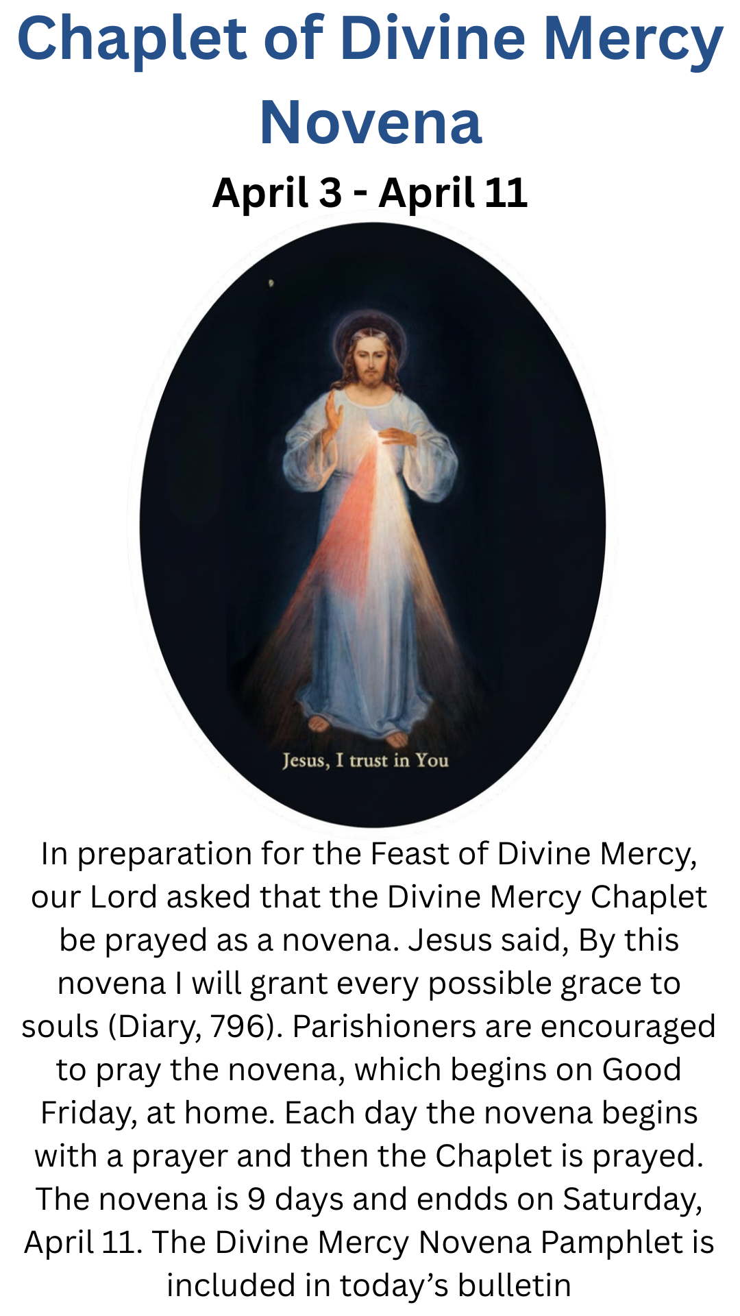 Divine Mercy Program